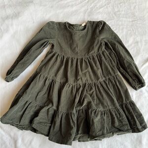 Tucker + Tate Olive Tiered Kids Dress